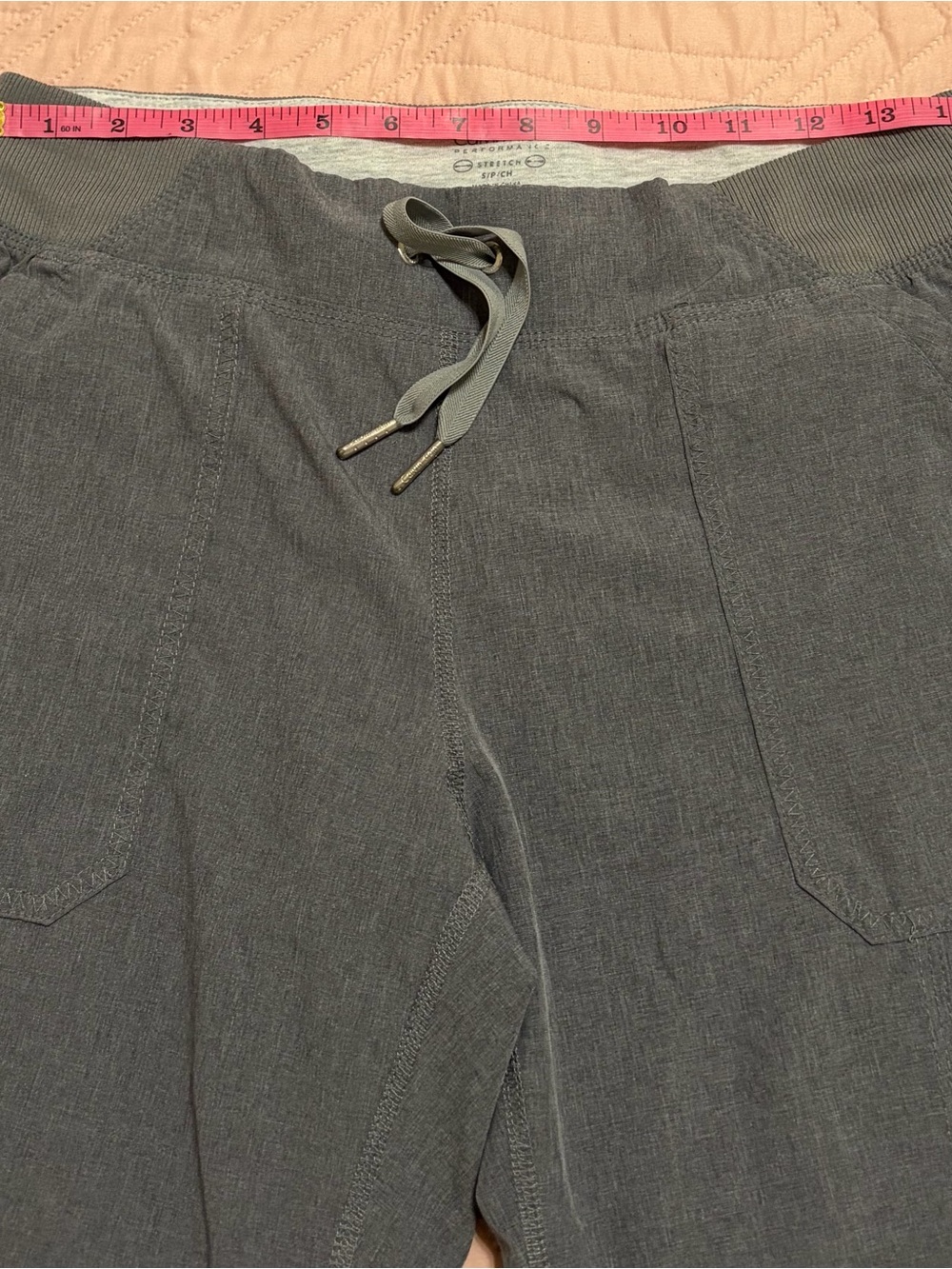 Calvin Klein Charcoal Drawstring Jogger Pants - Picture 4 of 7